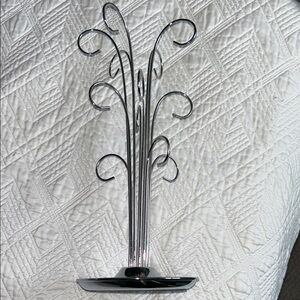 Silver jewelry holder